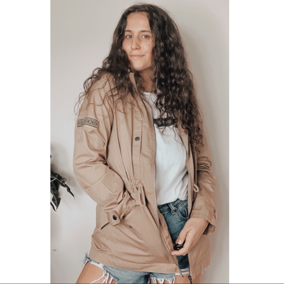 MERONA KHAKI MILITARY JACKET - Picture 1 of 12